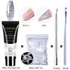 Limegirl Poly Extension Nail Gel Kit All For Manicure Set Fast Building Gel Cuticle Pusher Finger Extend Mold Gel Polish Set