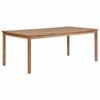 VidaXL Garden Table 200x100x77 Cm Solid Teak Wood 44998