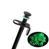 100pcs/lot Luminous Tent Pegs Ground Nail Tent Stakes Ring Silicone Night Warning Luminous Rings for Camping BBQ Tent Nail