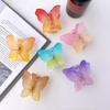 Gradient Butterfly Hair Claw Clip Matte Barrette New Hair Clip  Women