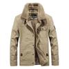 Lamb Wool Coat Men's New Autumn and Winter Plus Velvet Padded Warm Cotton Jacket Lamb Wool Tooling Cotton-padded Jacket