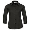 Womens/Ladies Easy-Care Fitted 3/4 Sleeve Formal Shirt