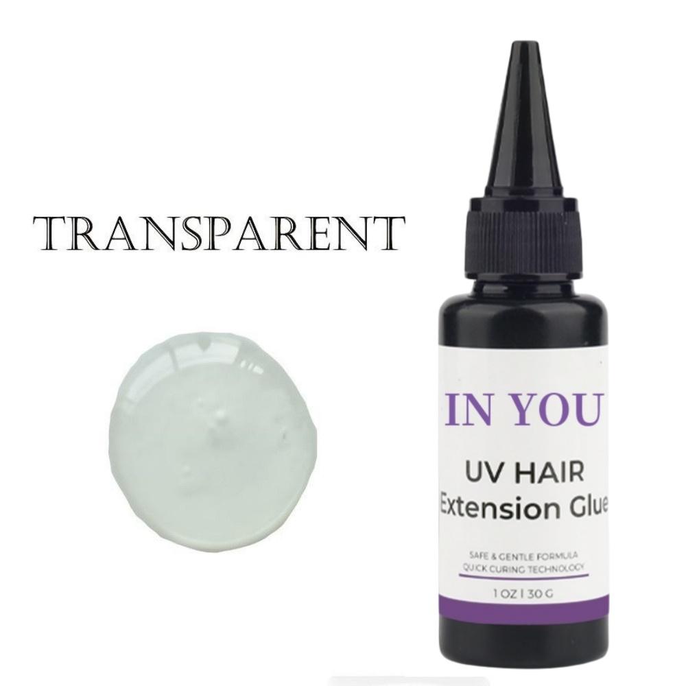 UV Hair Extension Kit: UV Lamp + 30g Glue & Remover | Salon-Quality Invisible Bonds | Quick Home & Salon Set