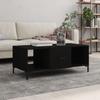  Coffee Table, Black, 102x50x40 Cm, Wood-based Material