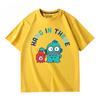 Hangyodon Harajuku Creative Pattern T-shirt Men's Casual Comfortable Summer 100% Cotton T-shirt Trend Fashion Loose T-shirt