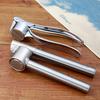 Manual Garlic Press, Stainless Steel Manual Garlic Press, Kitchen Garlic Puree Machine, Garlic Crushing and Mincing Machine, Garlic Puree Press
