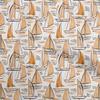Cotton Flex Dark Peach Fabric Beach Boat Sewing Fabric By The Yard Printed Diy Clothing Sewing Supplies 40 Inch