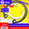 304 Stainless Steel C-Type Internal Retaining Ring, Yellow DIN472, GB893 Hole Clip