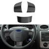 ABS Steering Wheel Panel Cover Trim Sticker for Ford Focus 2 MK2 2005 - 2011 Car-Styling Interior Mouldings Car Stickers