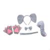 Elephant Costume Kids, Ears Headband Nose Tail Bow Tie Accessories