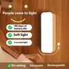 Motion Sensor Night Light Rechargeable Smart Motion Sensor Cabinet Light Wireless LED Night USB Stair Lamp Bedroom Kitch
