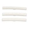 3Pcs 6 String Guitar Nut Flat Bottom Slotted Bone Guitar Nut Replacement for