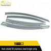 3D Stainless Steel Rain Deflector Strip for Kaiyi C3: Fits 16 Models, Exterior Trim & Decoration Accessory