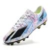 Fashion Men's Soccer Shoes FG/TF Non-Slip Turf Soccer Cleats Training Shoes Ultralight Outdoor Sneakers Futsal Low Top Football Boots 46