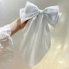Woman New Bowknot Streamer Hairpin Chiffon Ribbon Barrette Bow Back Head Spring Clip Headwear Fashion Hair Accessories