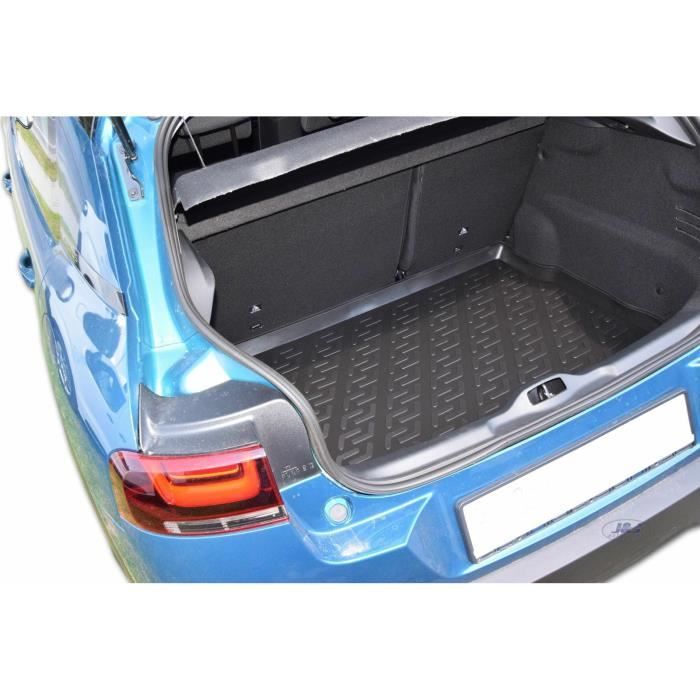 Tapis De Coffre Caoutchouc Premium - J&J AUTOMOTIVE - Citroën C4 Cactus - 115x15x15 Cm - Noir - TPE
