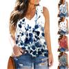 Plus Size Tank Tops For Women V Neck Sleeveless Shirt Printed Summer Sleeveless Tops Casual Tanks