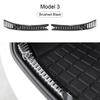 Car Door Edge Protector 2Pcs Car Accessories Auto Rear Bumper Foot Plate Rear Trunk Sill Guard Cover For Tesla Model 3/Model Y
