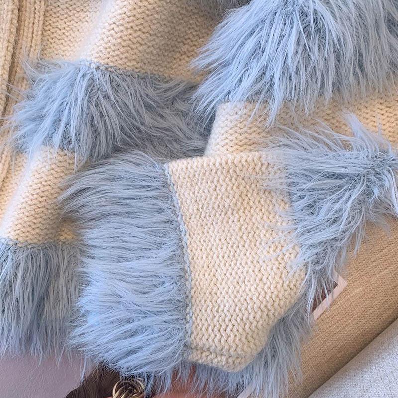 Sweaters Coat Cardigan for Women Autumn Winter Large Size Vintage Loose Long Sleeve Knit Cardigan Sweaters Jacket