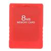 For PS2 Memory Card High Speed 8MB Game Memory Card Supports FMCB1.966 and All GamesRed