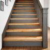 VidaXL Stair Treads 4 Pcs Light Brown 90x25x2 Cm Solid Oak 3282955