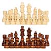 2.2-Inch Wooden Chess Fine Workmanship Pieces Board Accessories Wooden Pieces No Board Chess Set