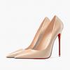 NEW Women Heels Shoes Woman 2025 Trend Women's Pumps Leather High Heels Red Bottom Pointed Toe Ladies Party Shoes 12cm
