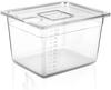 Food Container for Low Temperature Square Food Large Comes with Exclusive Sous Vide Storage Sous Vide with Scale Unit Sold Cooker, Container, 11L,