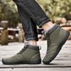 2025 Winter Cotton Boots Are Popular, Warm and Thickened Large-size Cotton Shoes, Northern Soft-soled Men's Medium-top Snow Boots.