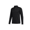Adidas Golf Fleece Long Sleeve Polo Shirt Men Tops Black FS6850