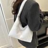 Niche Plush Tote Bag Winter New Style Bag Women's Fashionable Simple Crossbody Bag Casual Commuter Shoulder Bag