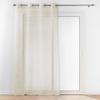 Rideau Voile - Pandore - Blanc - 140 X 240 Cm - 100% Polyester - 8 Œillets Métal