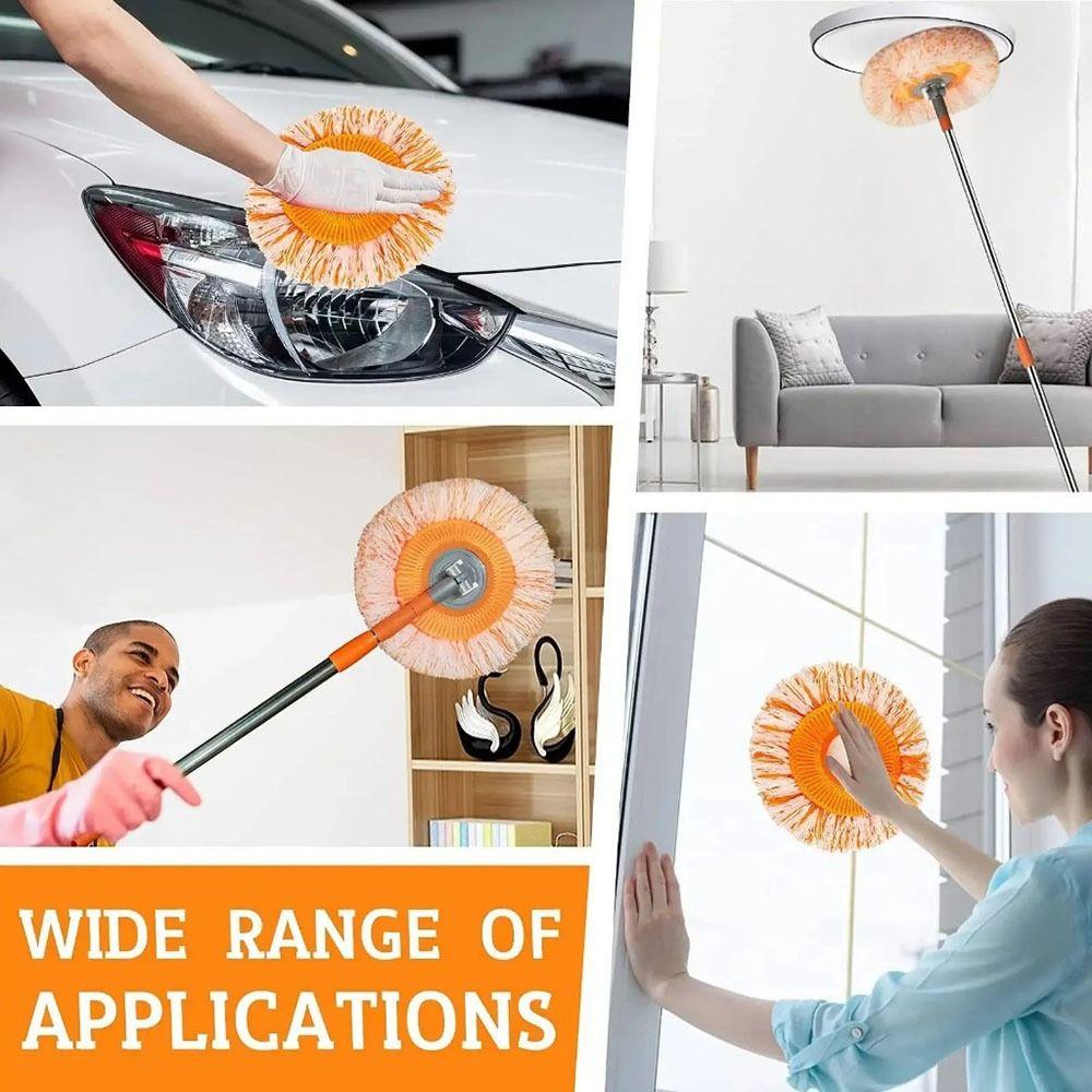1Pcs 360 Rotatable Mop Set High-rise Cleaning Supplies Wall Cleaner Mop  for Wall Ceiling