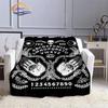 Satanic Gothic Witchcraft Blanket Ouija Board with Hands Occultism Flannel   Soft Four Seasons Portable Camping