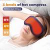 Reusable USB Electric Heated Eye Mask Hot Compress Thermal Therapy Eye Care Massager Sleeping Eye Mask