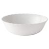 Silky White Salad Bowl, 16cm, White, Cute Relief Design, Cereal Bowl, Soup Bowl, Microwave Heating, Dishwasher Safe, 9968-1658P