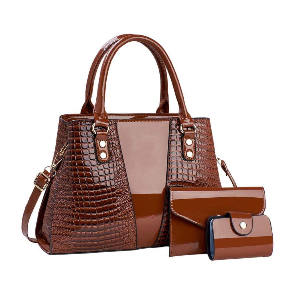 3-Pack Women's Spring Versatile Shoulder Crossbody Handbag Fashion Bag