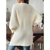 Women's Autumn and Winter Casual Solid Color Cardigan Sweater