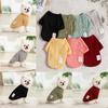 Cat Dog Knitwear Pet Sweater Round Neck Autumn and Winter Beautiful Cat Dog Clothes Keep Warm