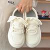Student Cute Little White Shoes Women's 2024 Spring Explosion Breathable Versatile Thick-soled Heightening Big Head Shoes Soft-soled Sports Shoes