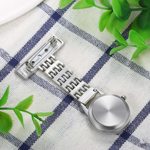 Lancardo Pocket Watch, Nurse Watch, Pin-Mounted, Easy-to-Read, Inverted Dial, Cute Design, Perfect for Nurses and Caregivers, Unisex, Preset, Birthday
