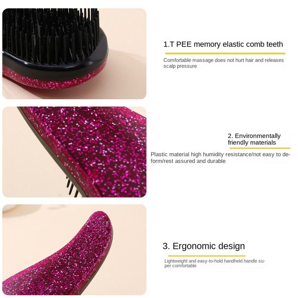 Portable Magic Detangling Comb Anti-Static Magic Handle Hair Comb Makeup Hairbrush Comb
