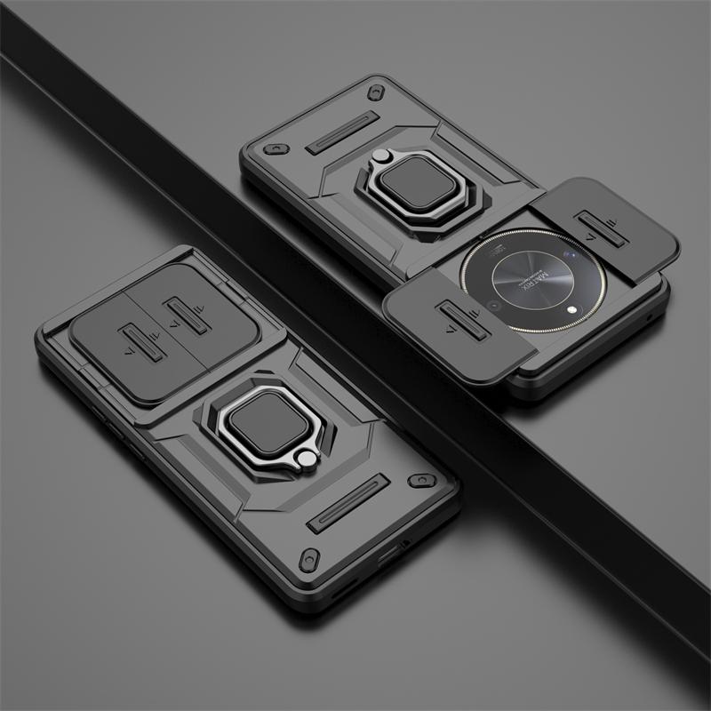 Shockproof Case For Honor Magic 6 Lite Case Honor Magic 6 Lite Ring Holder Magnetic Cover For Honor Magic 6 Lite 5G Push Window