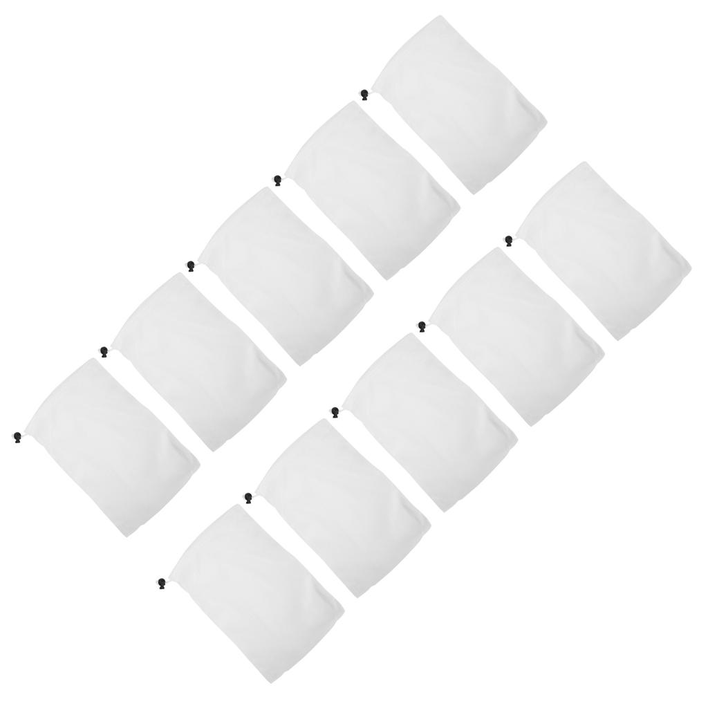 10Pcs Filter Bag Swimming Pool Skimmer Mesh Dust Strainer Bags Replacement Cleaning Tools