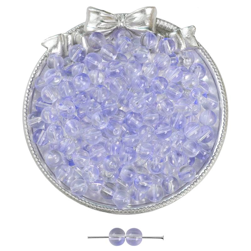 2000Pcs Crystal Glass Beads Jelly Bubble Loose Spacer Beads for DIY Necklace Bracelet Jewelry Making