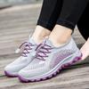 Summer Mesh Shoes Dad Shoes Mesh Breathable Mesh Sneakers Hollow Grandpa Shoes Walking Shoes Mom Old Man Shoes Woman