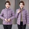 Autumn and Winter Down Padded Jacket Slim and Thin Middle-aged Padded Jacket Short Light Small Padded Jacket