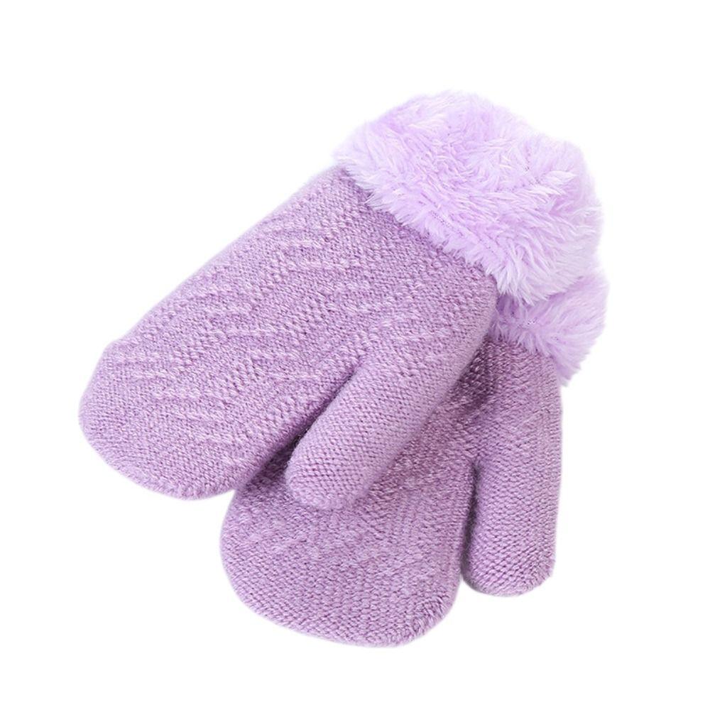 Thick Kids Gloves Plus Velvet Baby Gloves Keep Finger Warm Warm Mittens  Baby Kids