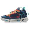 Li Ning Wade 2 Ace Remake One Piece Woven Cushioning Non-Slip Wear-Resistant High-Top Lifestyle Casual Shoes Men Casual Shoes Sailor-Blue AGWR019-3