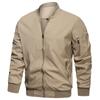 USA Size Men's Lightweight Bomber Jacket for Spring Autumn - Casual Flight Pilot Varsity Baseball Coat
